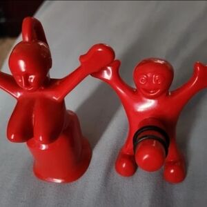 Fairly Odd Novelties brand Mr. and Mrs. Perky Wine Stoppers
